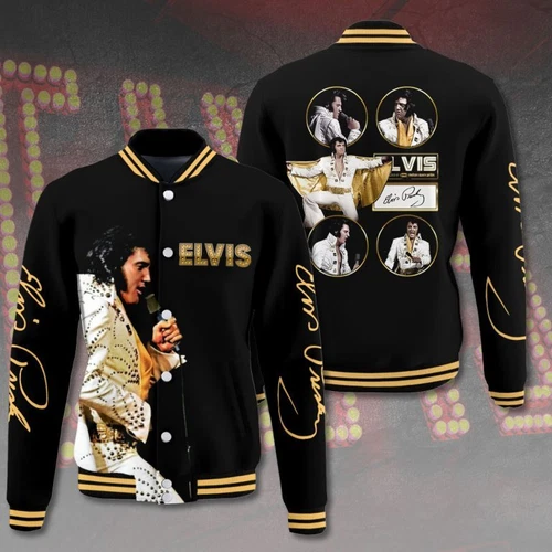 Elvis Presley Varsity Jacket – Baseball Jacket