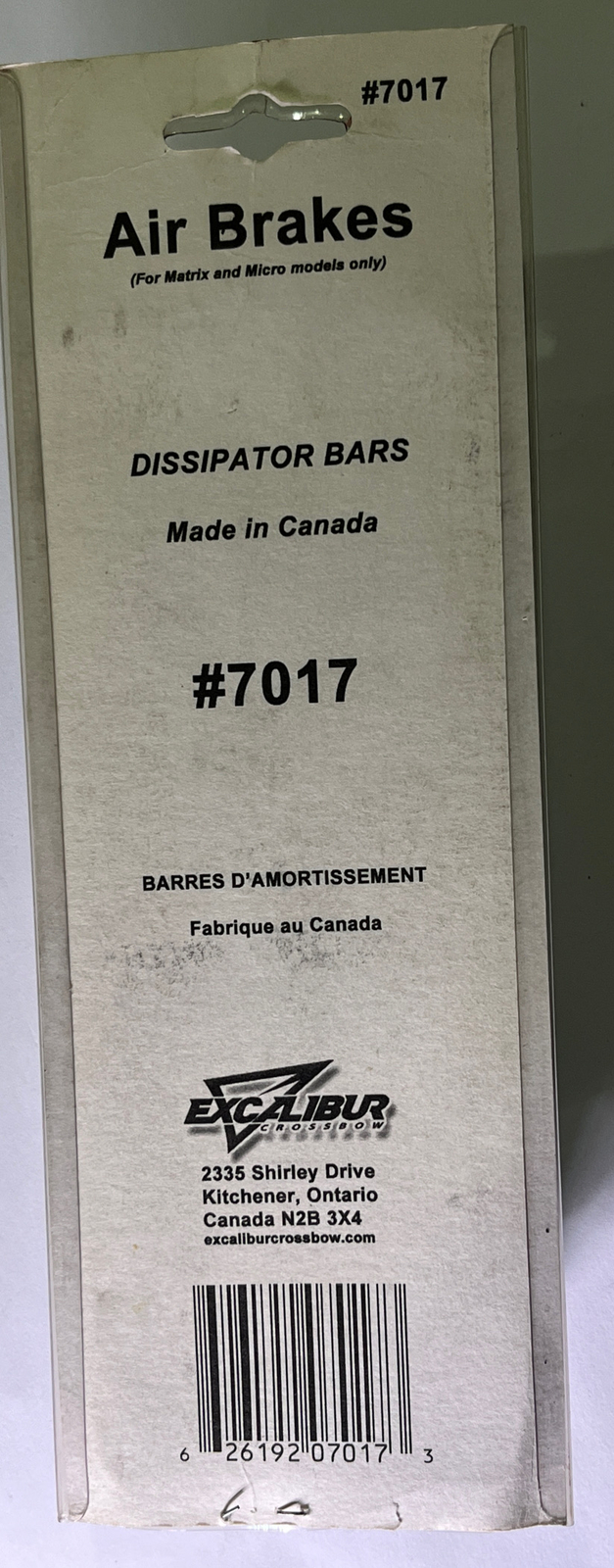 Excalibur 7017 Crossbow Air Brakes Black for sale online eBay