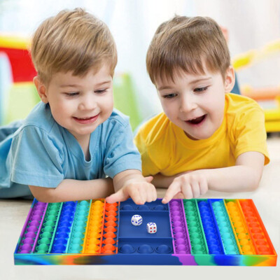 Big Size Chess Board Popit Fidget Push Bubbles Sensory Stress Free Toys Pop Game