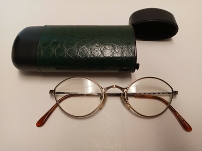 Revolution Eyewear Eye Glasses / Frames Lens Case RE 033 47 20 145 ANTIQUE GOLD