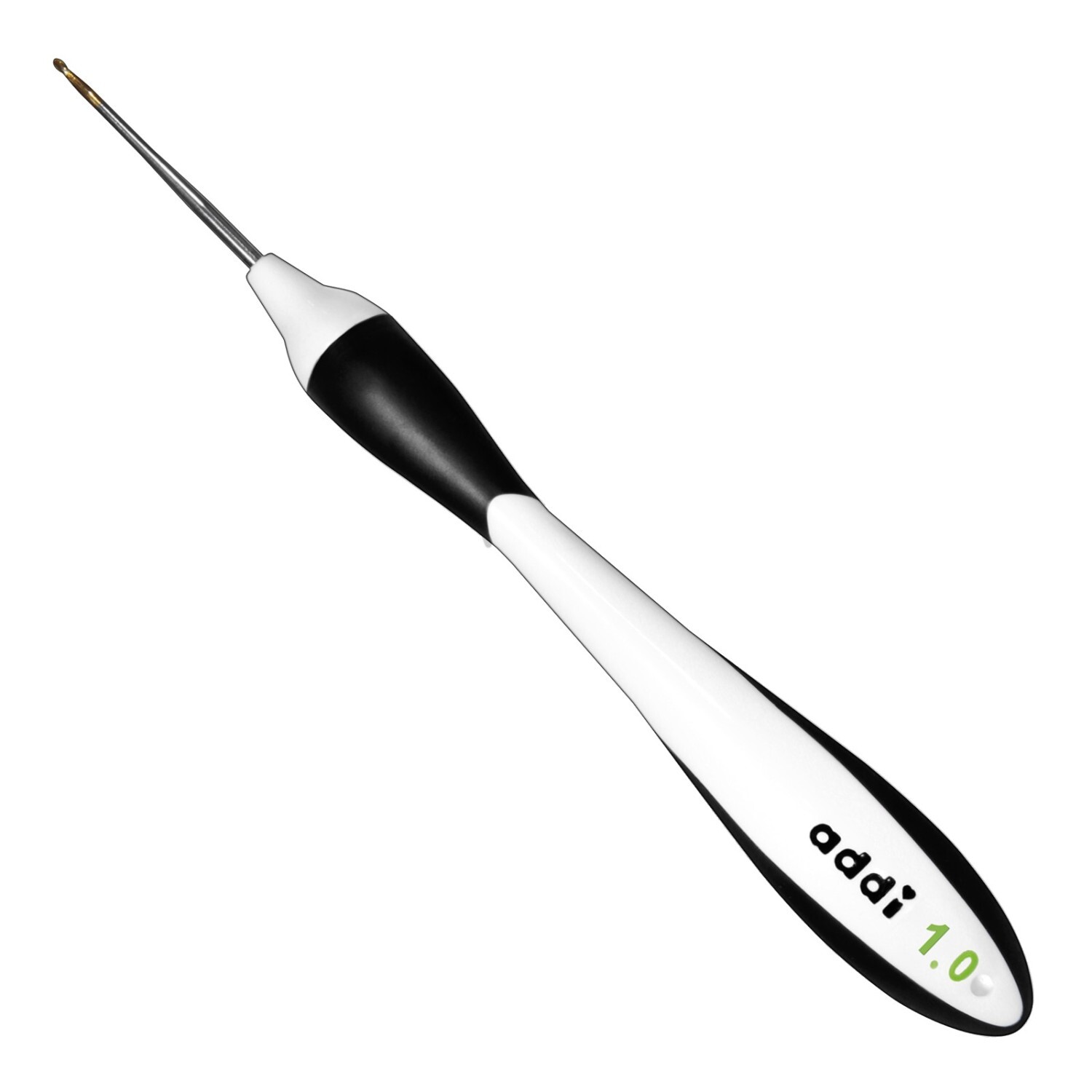 AddiSwings Crochet Hook With Gold Tip And Handle From Addi | Size: 0.6Mm/16Cm