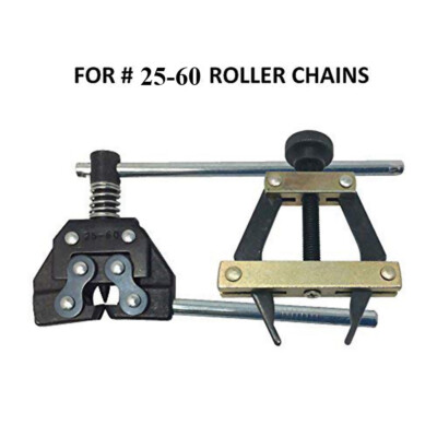 Roller Chain Tool Kit Breker Cutter + Puller Holder #25 - #60
