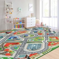 Large Kids Carpet Play Mat Rug for Playroom, 48'' x 71'  Car Rugs Mat for Kids