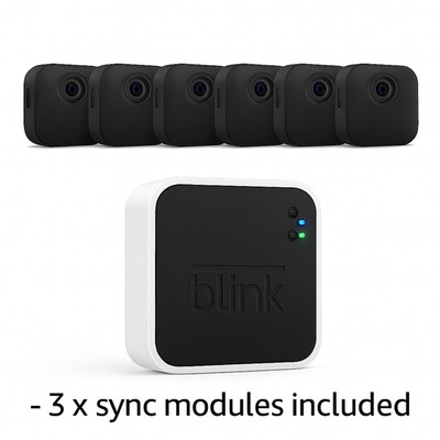 2024 Blink Outdoor 4 (4th Gen) 6 Camera Wireless HD Home Security System Kit NEW