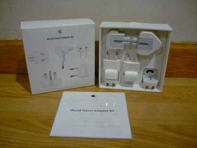 Apple MD837AM/A World Travel Adapter Kit - White for sale online