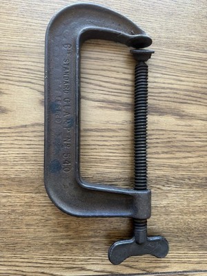 Vintage Cincinnati Tool Co. Heavy C-Clamp 6'' #540 Standard Arma Steel