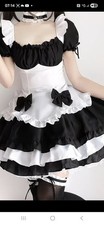 MAIDS DELUXE OUTFIT ADULT 16 XL WITH FRILLY KNICKERS Cosplay
