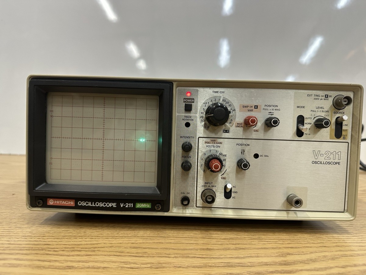 HITACHI V-211 Oscilloscope Turns On UNTESTED | eBay
