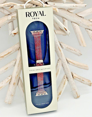 Royal Tech Watchband Red Glitter Fits All Apple Watch Sizes