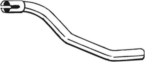 Bosal Abgasrohr 768-391 FüR Tn Mercedes T1 611 602 601 Bus B601 B602 208 371 372-image