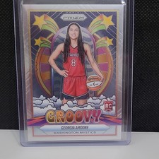 Panini 2025 Prizm Groovy Georgia Amoore Rookie Insert #3 Washington Mystics