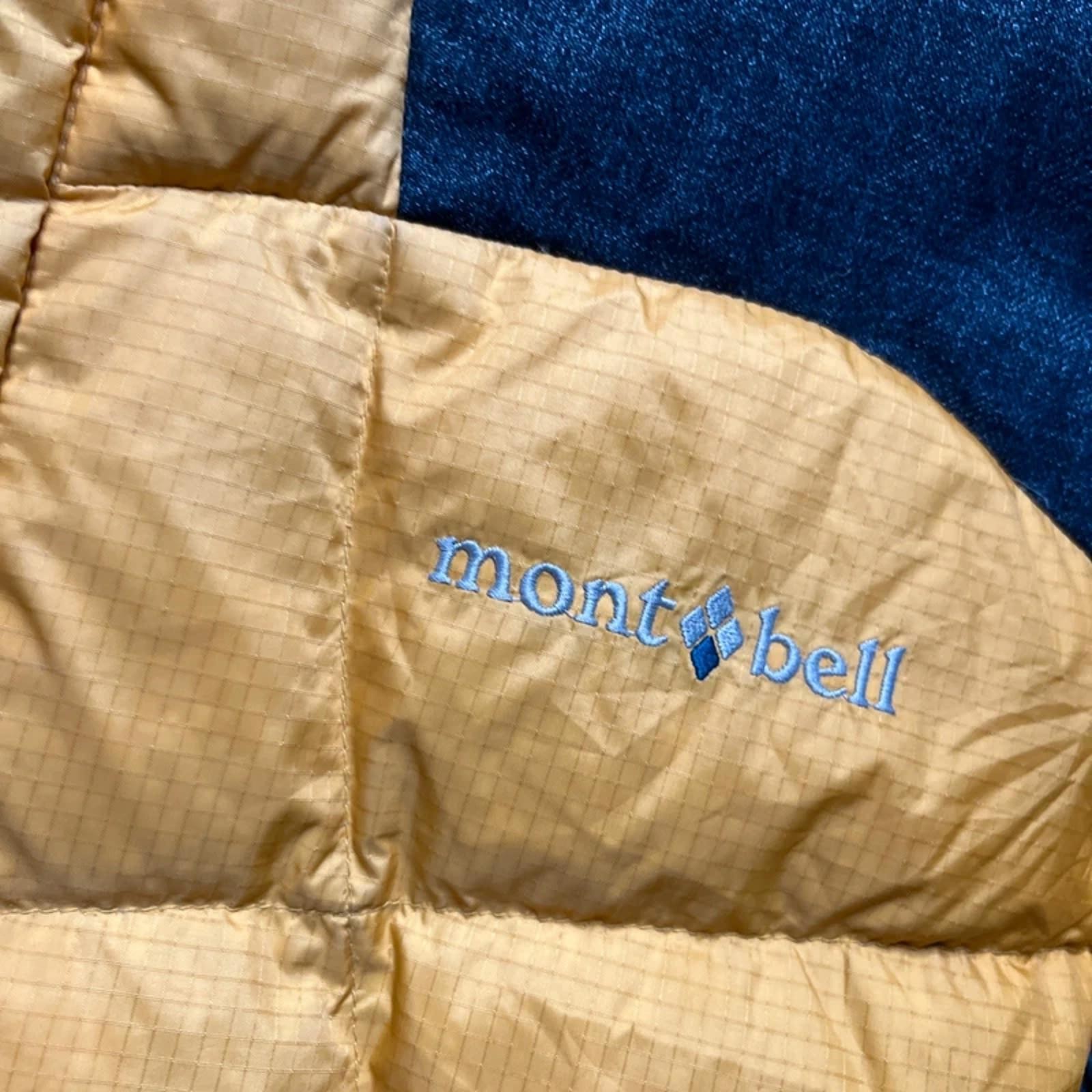 Vintage Montbell Men’s Down Yellow Puffer Jacket | M image 3