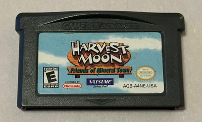 Harvest Moon Friends of Mineral Town (Nintendo GameBoy Advance, GBA) TESTED