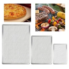 Aluminum Rectangular Pizza For For baking Net for Oven Use with Multiple Sizes