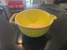 Large 12.5 Inches x 6 Inches Anthropologie Heritage Mixing Bowl Green Kiwi