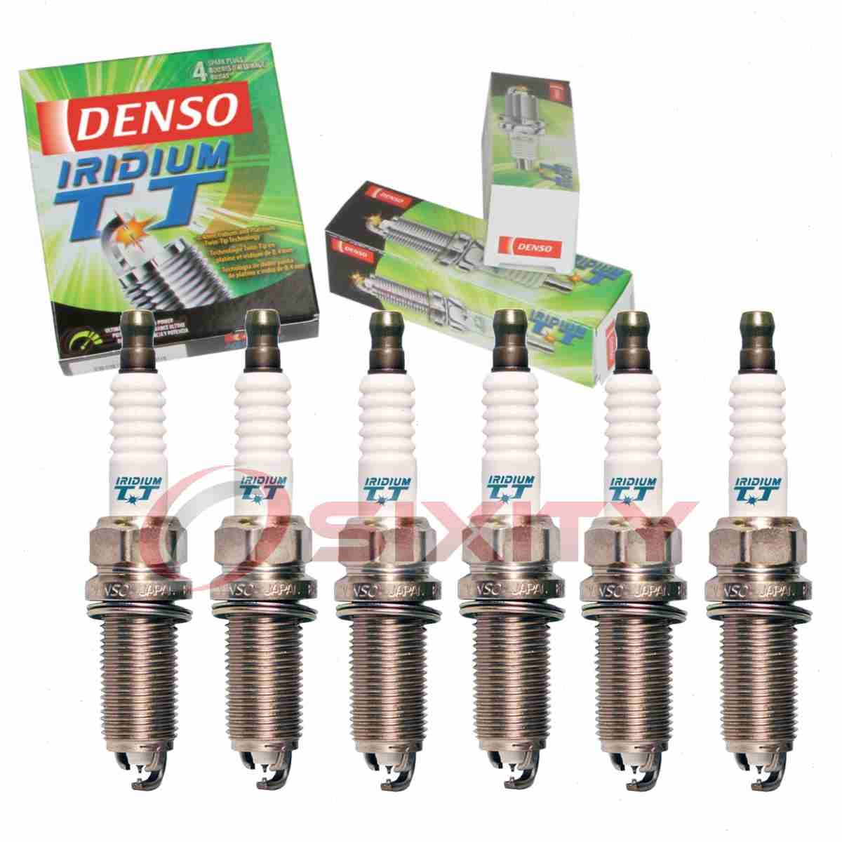 6 pc Denso Iridium TT Spark Plugs for 2016 Lexus IS300 3.5L V6 Ignition ze
