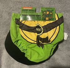 Nickelodeon Teenage Mutant Ninja Turtle Diaper Cover  Cape Size 6-12 Months NEW