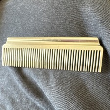 Vintage made in Japan Metal Barber Comb