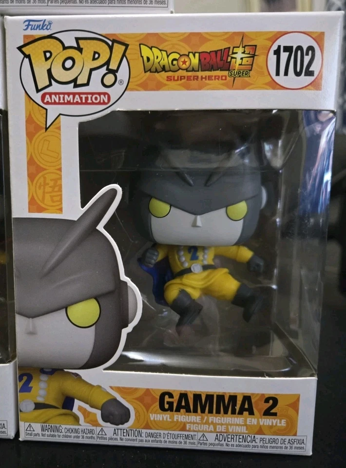 Funko Pop PAQUETE Dragonball Z Gamma 2 #1702 Gamma 1 #1701 Pieza EXCLUSIVO BRILLO  Foto 3 de 4