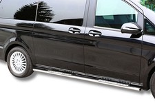 Schwellerrohre Design für MERCEDES V Klasse W447 ab Bj. 2014- Edelstahl mit TÜV