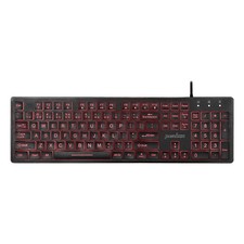 PERIBOARD-317RGB Wired Backlit USB Keyboard - Big Print Letter with RGB Illum...