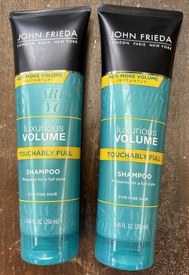 2 John Frieda Luxurious Volume Touchably Full Shampoo, 8.45 oz. Original Formula