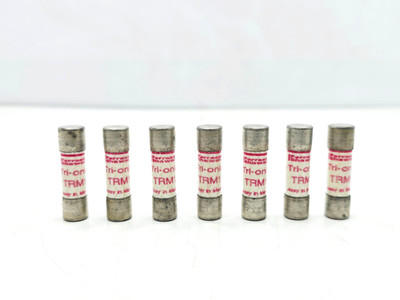 Ferraz Shawmut TRM1 Tri-onic Midget Time-delay Fuse 1 Amp 250 Volt AC LOT OF 7
