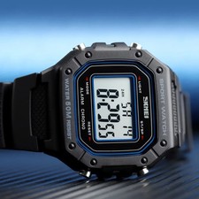 Reloj digital deportivo para hombre SKMEI 1496 negro. Desde España W-218H