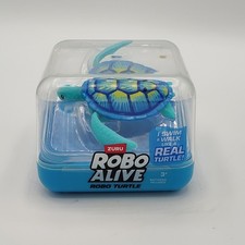 Zuru Robo Alive Turtle Robotic Swimming Turtle Pool  Bath Toy - BLUE