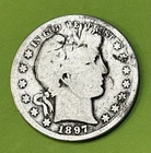 1897-S Barber Half Dollar Good Details