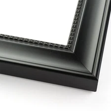 11x14 1.5 Width 'Midnight' Black Block Lip Wood Solid Wood Picture Frame