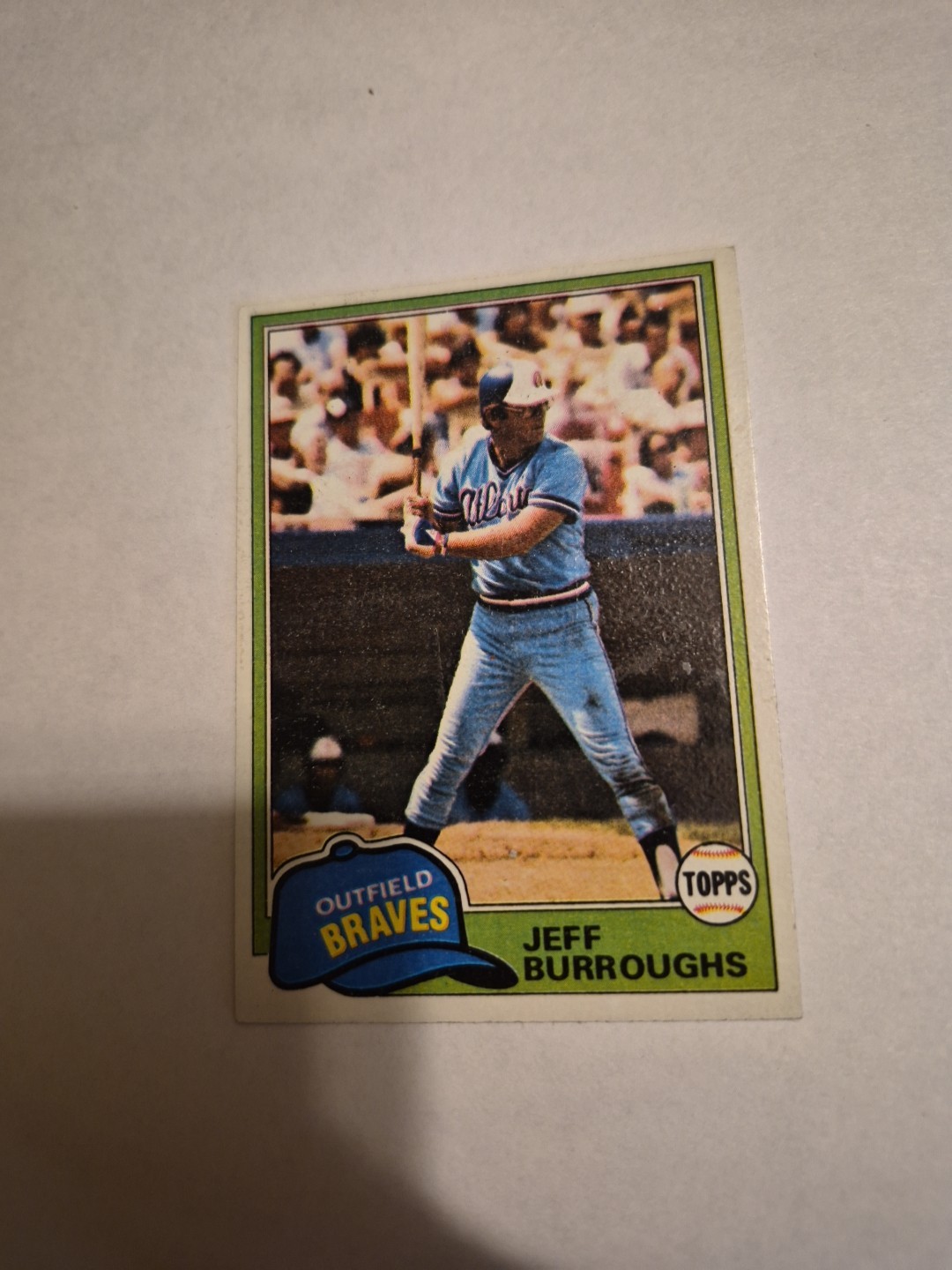 JEFF BURROUGHS  1981 TOPPS #20 FREE SHIPPING 