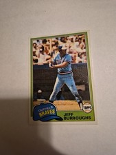 JEFF BURROUGHS  1981 TOPPS #20 FREE SHIPPING 