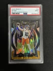 2024 Panini Select - Concourse Bo Nix #30 Black & Gold Shock Prizm (RC)