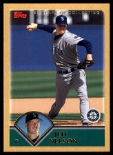 Jeff Nelson 2003 Topps #34 Seattle Mariners MLB READ FREE SHIPPING AutographDen