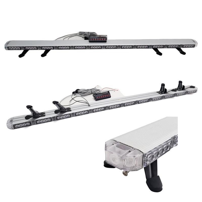 25 To 54 LED Strobe Light Bar Emergency Warning Security Lights Lightbar Plow Tow Car Truck