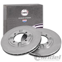 2X A.B.S. Bremsscheiben 256Mm Vorne Passend FüR Mitsubishi Lancer