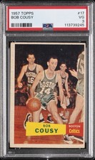 1957 TOPPS #17 BOB COUSY PSA 3
