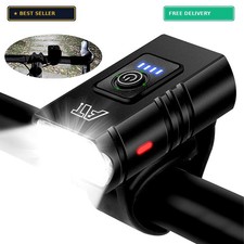 6 Modes USB Rechargeable LED Bicycle Front Headlight Super Bright MTB Bike Light
