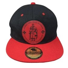 Support Iron Cross Warriors Snapback Hat Multicolor One Size Gelante