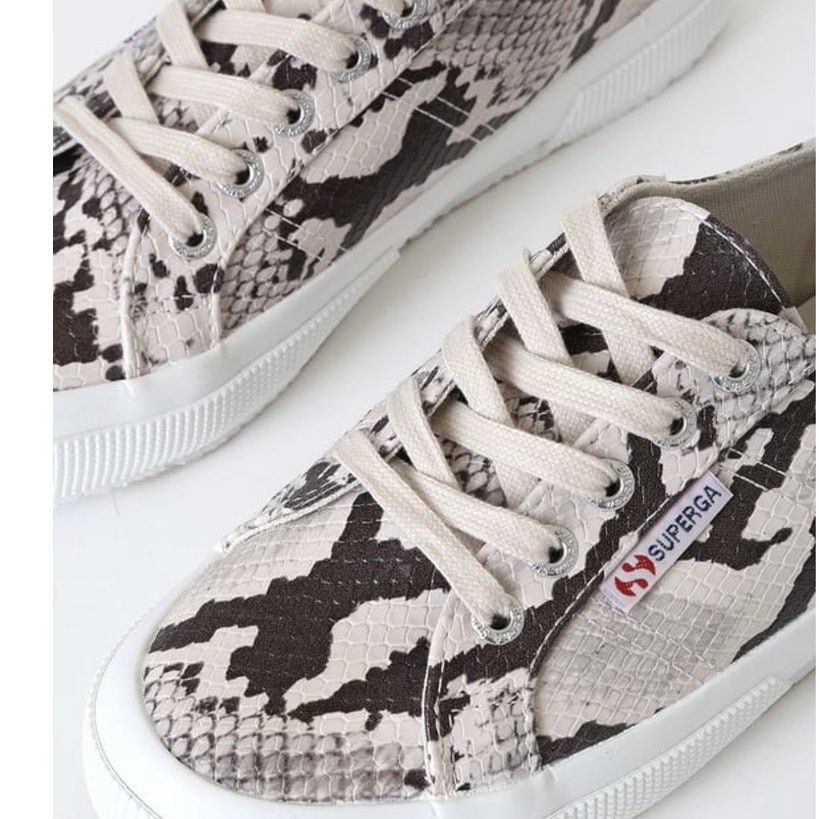 NWOT Superga Synth python snake print sneakers si… - image 7