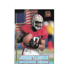 JERRY RICE VINTAGE 1995 PACIFIC *HOME TOWN HEROES* INSERT #HH-9 N/MINT FREE SHIP