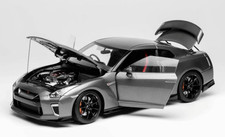 1/18 MotorHelix Nissan GTR R35 NISMO Track Edition in Gray