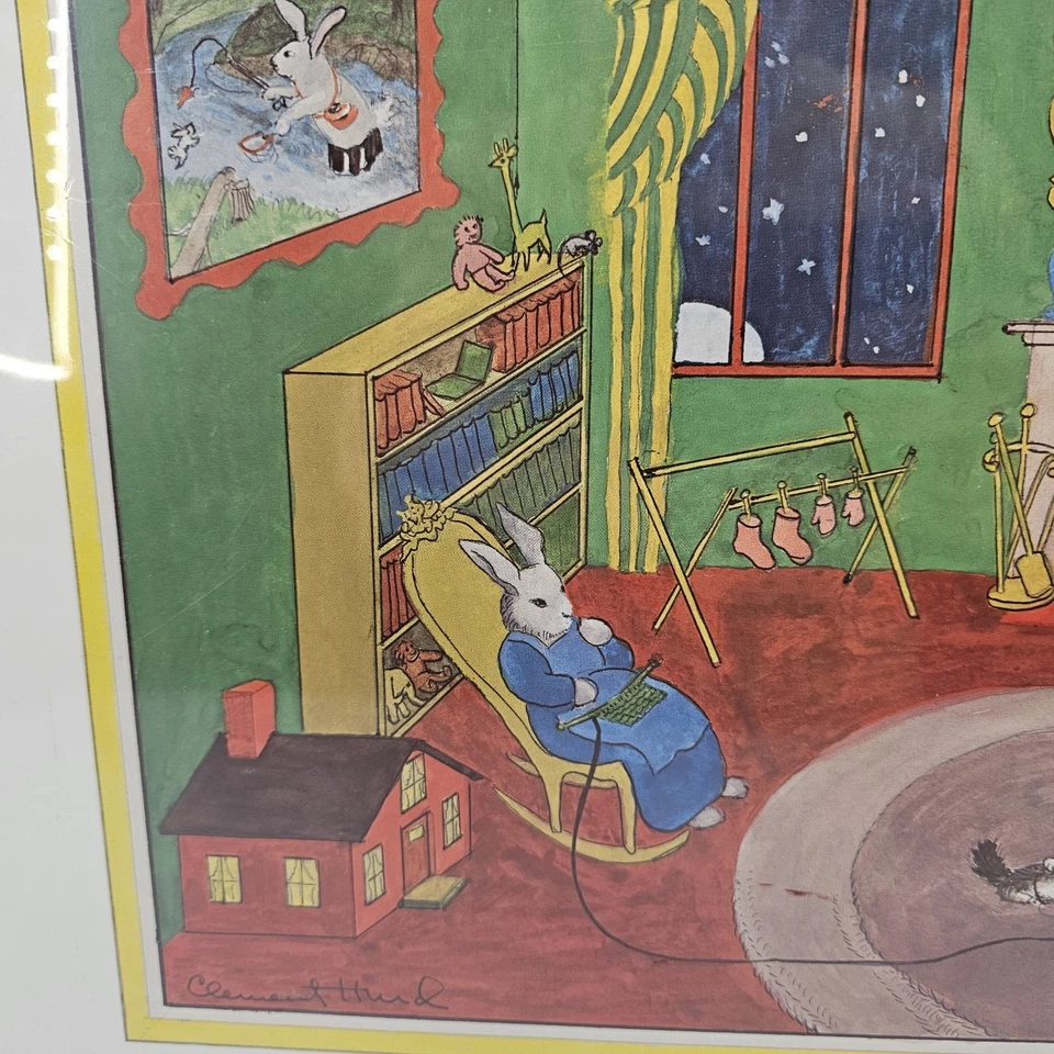 Pôster vintage Goodnight Moon impresso por Clement Hurd 21 x 15,5 - Imagem 2 de 4