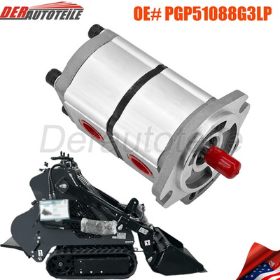 #ad Fits AGT Hydraulic Pump Two Section for Skid Steer Loader KTT23 Accessories New $299.00