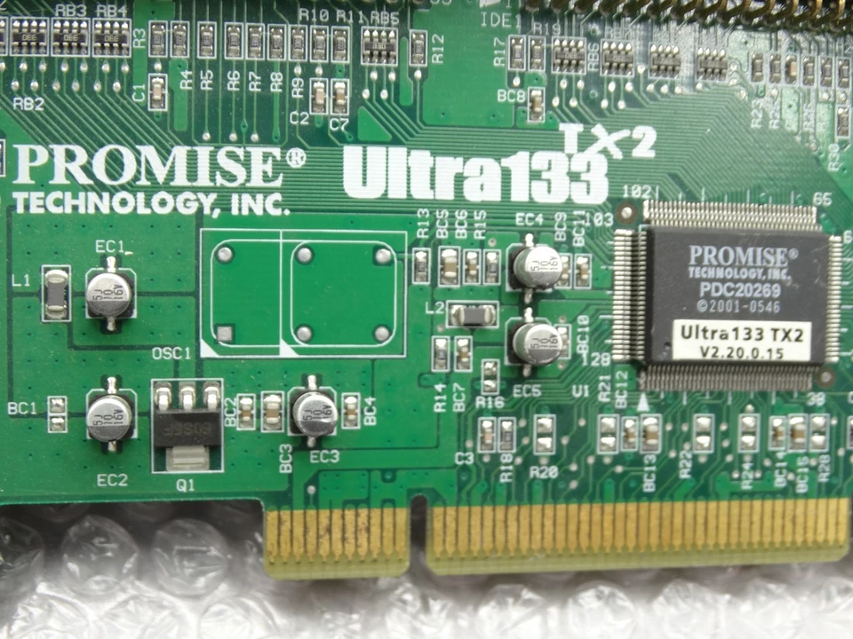 Promise Technology Ultra133 Ultra ATA TX2 IDE 66Mhz PCI Controller Card - Image 2 of 4
