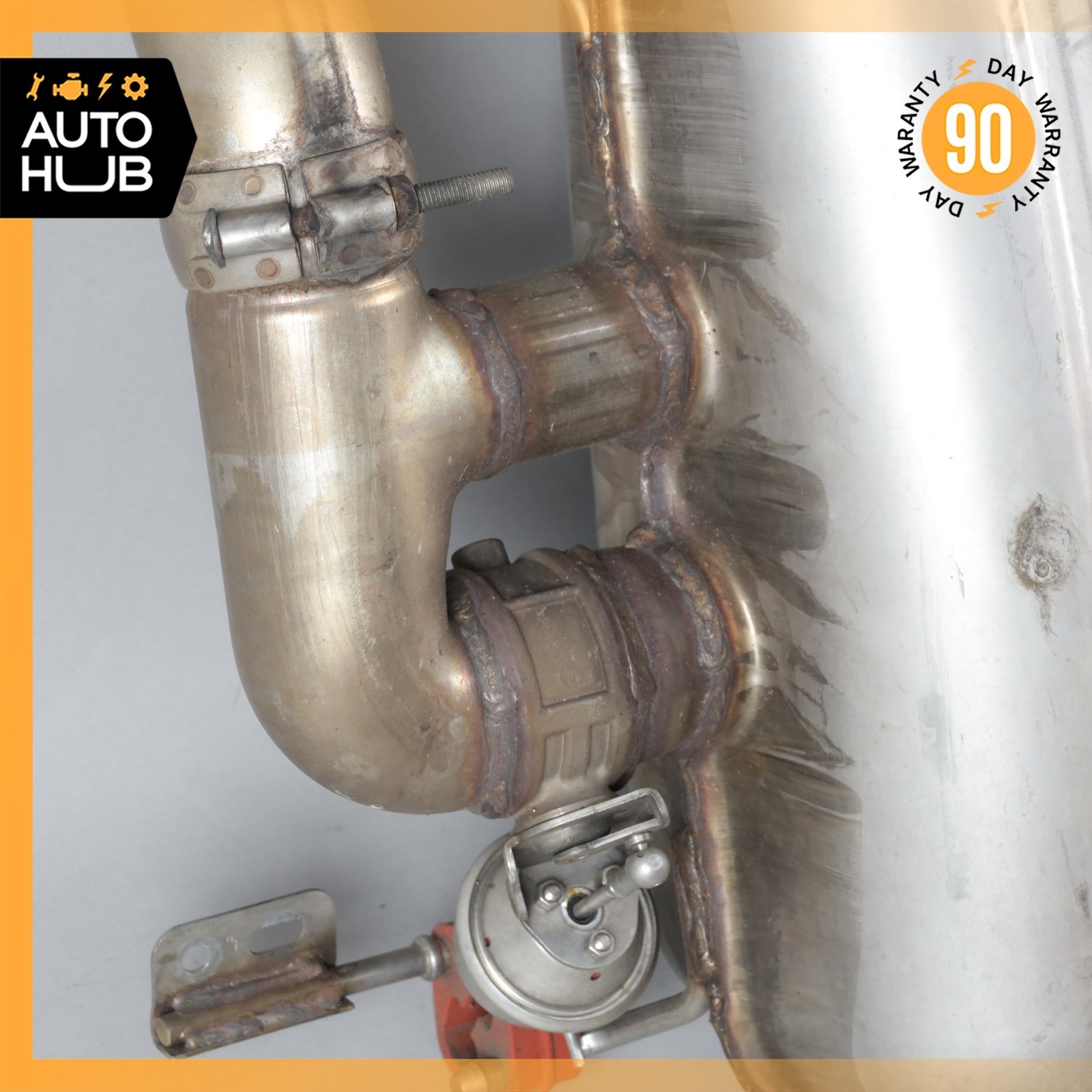 05-16 Aston Martin DB9 DBS 6.0L Dual Exhaust Muffler Assembly 4G435230FB OEM 34k
