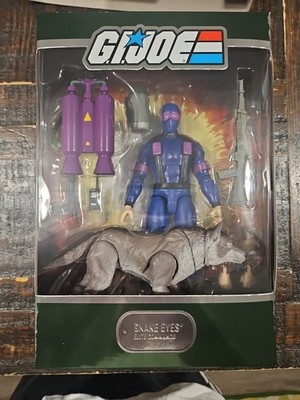 Super7 Gi Joe Ultimates - Snake Eyes Elite Commando - 7-Inch Action Figure T5