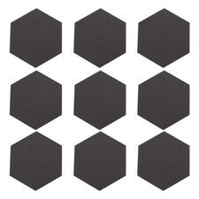 12 PCS Self Adhesive Felt Hexagon Wall Board Sound Absorbing Bulletin Tile