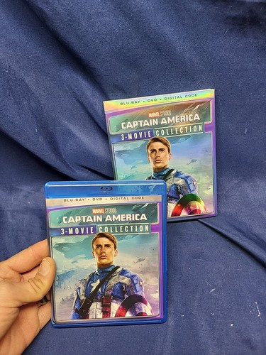 CAPTAIN AMERICA 3-MOVIE COLLECTION Blu-Ray + DVD No Digital Code. With Slipcover - Picture 3 of 7
